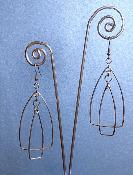 Handcrafted Aluminum Wire Earrings