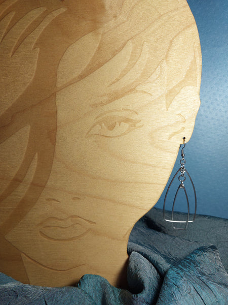 Handcrafted Aluminum Wire Earrings