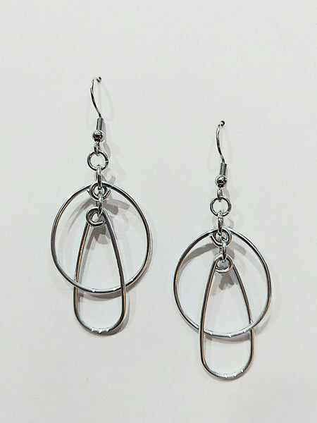 Handcrafted Aluminum Wire Earrings