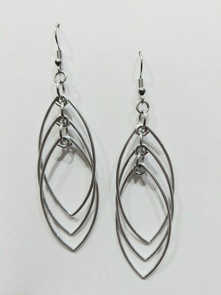 Handcrafted Aluminum Wire Earrings