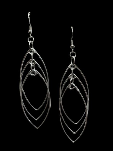 Handcrafted Aluminum Wire Earrings