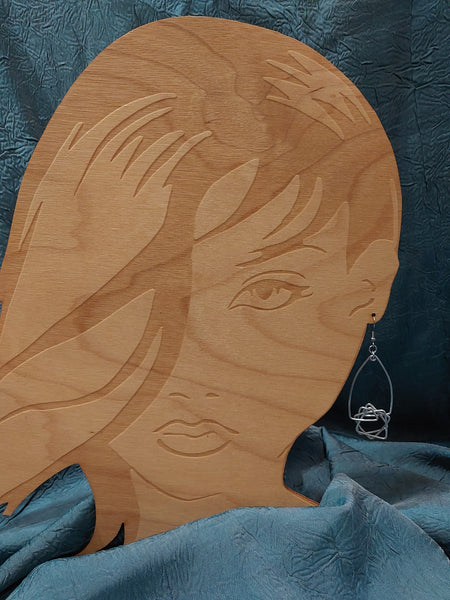 Handcrafted Aluminum Wire Earrings