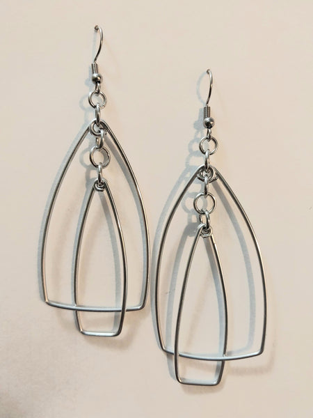 Handcrafted Aluminum Wire Earrings