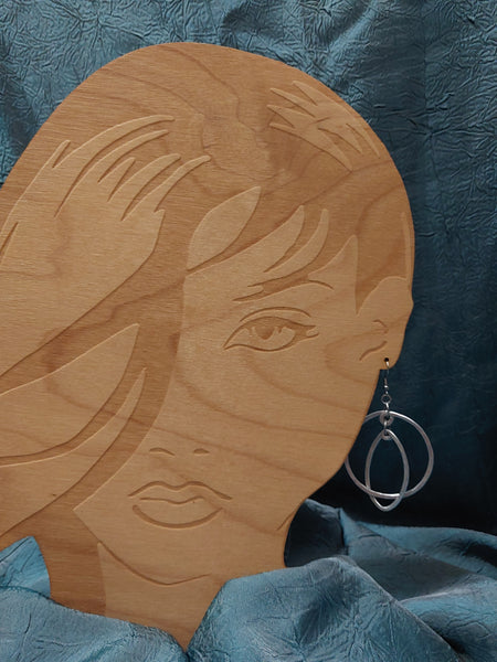 Handcrafted Hammered Aluminum Earrings