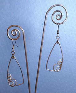 Handcrafted Aluminum Wire Earrings