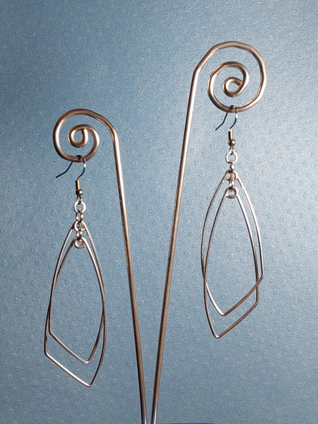 Handcrafted Aluminum Wire Earrings