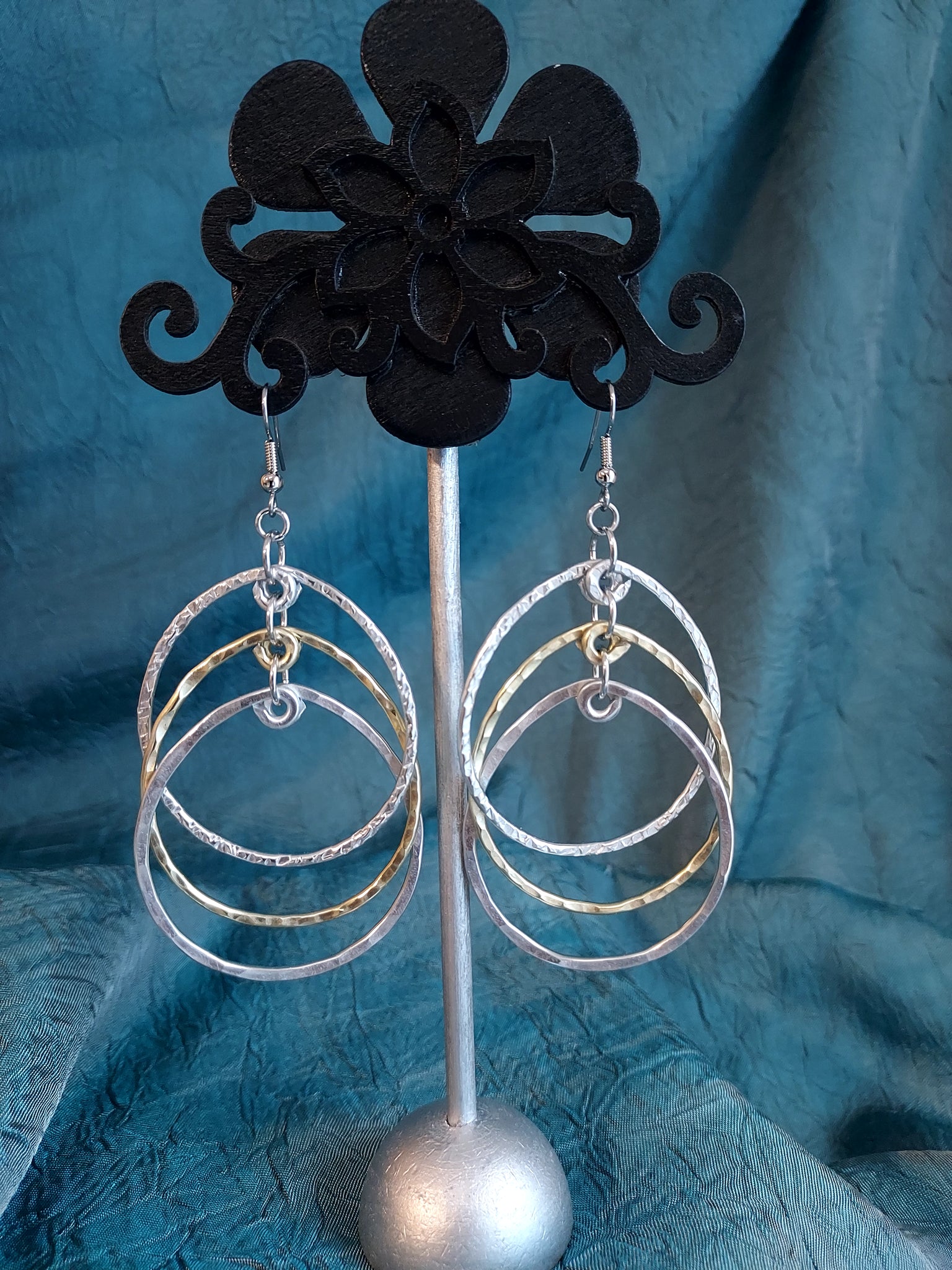 Hammered 2025 wire earrings